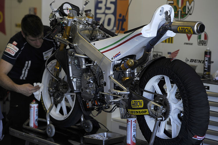 Team Italia 2013 auf FTR-Honda