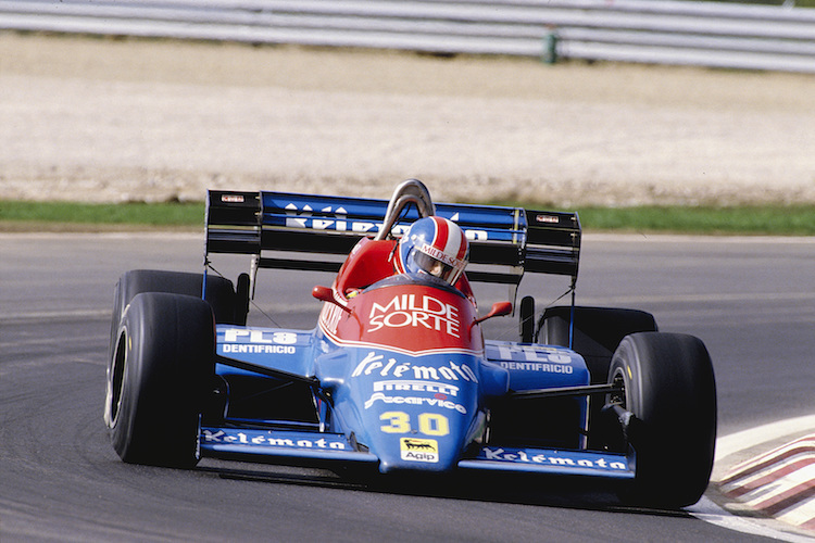 Gartner 1984 in Estoril im Formel-1-Osella