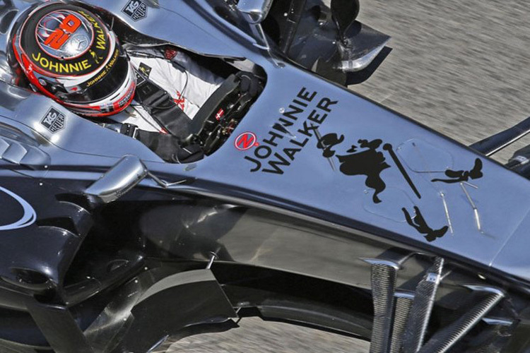 So gross war Johnnie Walker nur in Monaco auf dem McLaren zu sehen