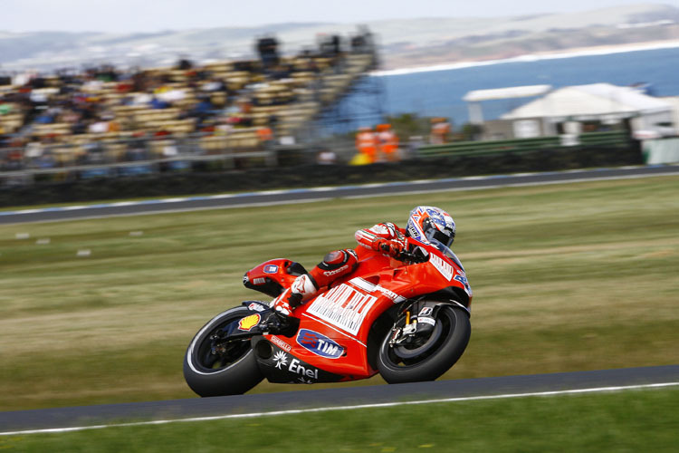 Casey Stoner hat noch viel Arbeit vor sich