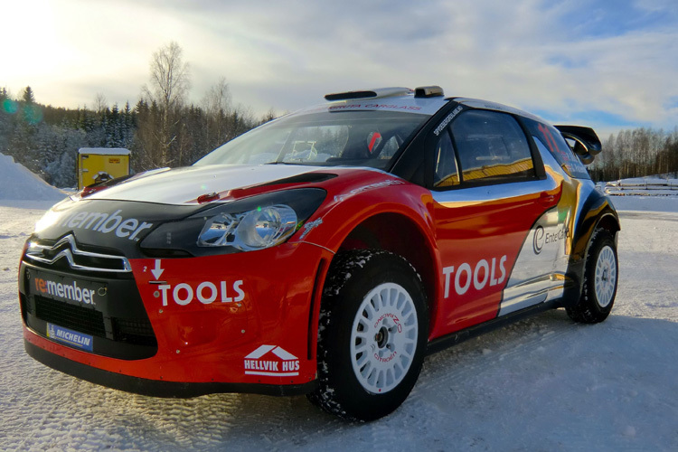 Der Citroen DS3 WRC von Petter Solberg