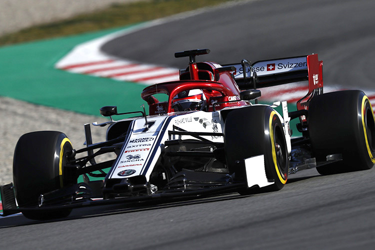 Kimi Räikkönen glänzt im Alfa Romeo-Sauber