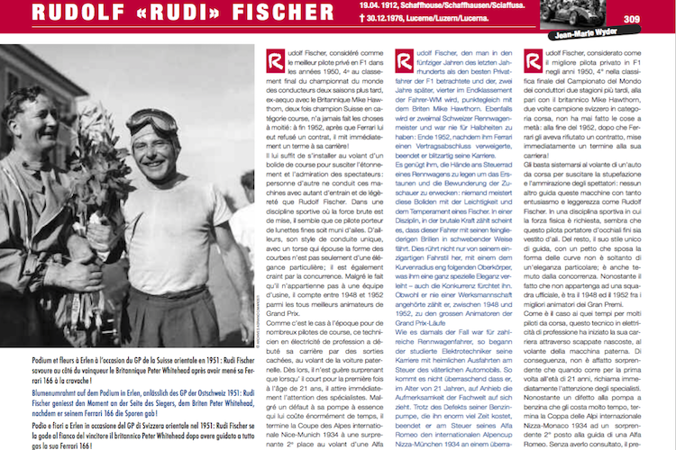 Wir erfahren mehr über wenig bekannte Schweizer, wie Rudi Fischer