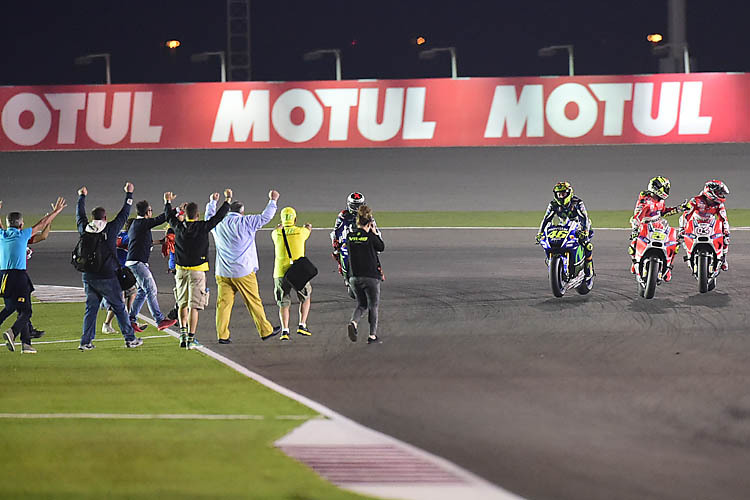 Die Rossi-Fans durfen sich in Katar über einen Triumph des «Doctors» freuen