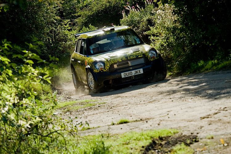 Der Mini Countryman WRC beim Test