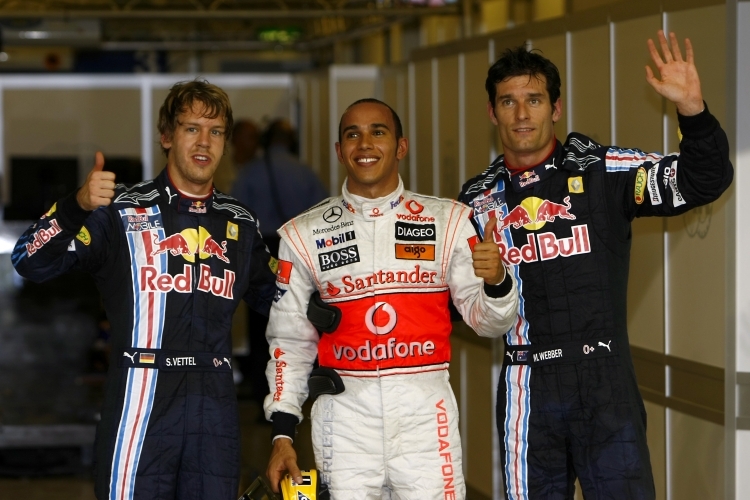 Vettel, Hamilton und Webber – die schnellsten Drei
