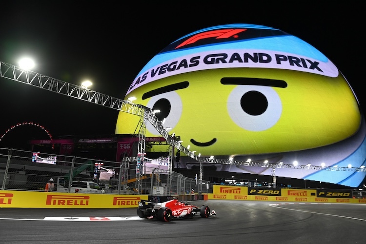 Charles Leclerc 2023 in Las Vegas