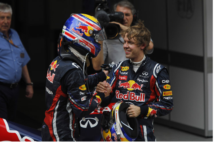 Vor Webbers Leistung in China zog auch Vettel den Hut
