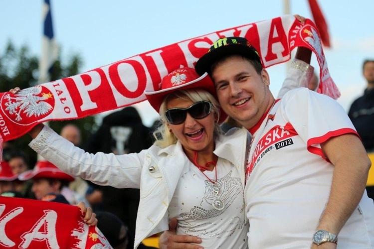 Polnische Fans ebenfalls