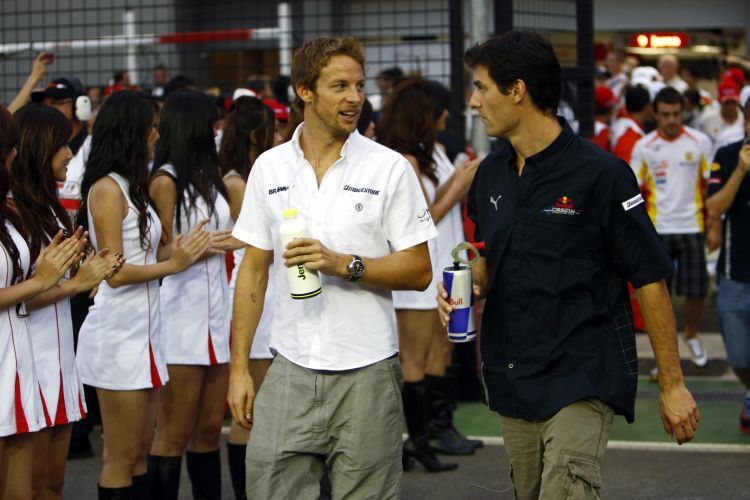 Jenson Button und Mark Webber.