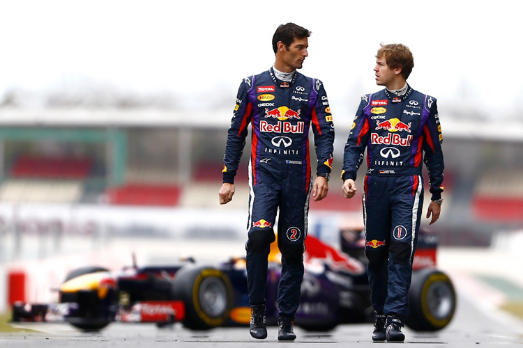 Mark Webber und Sebastian Vettel waren jahrelang Stallgefährten