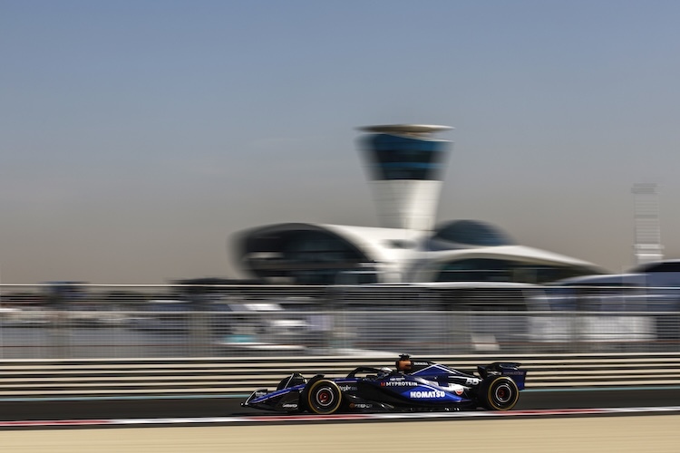 Bereits beim Nachsaisontest stand Carlos Sainz in Diensten von Williams