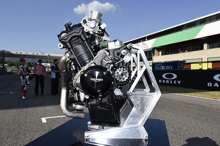 Der neue Einheitsmotor von Triumph für die Moto2-WM
