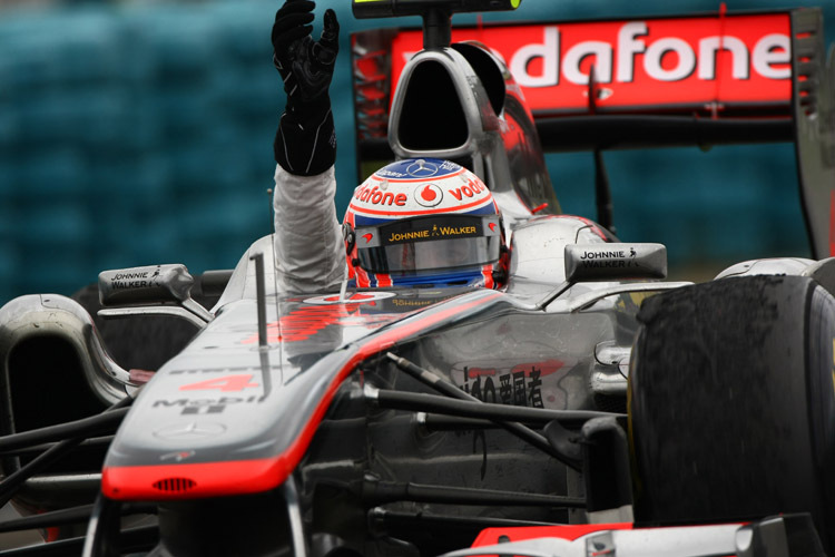 Button könnte seine Karriere bei McLaren beenden