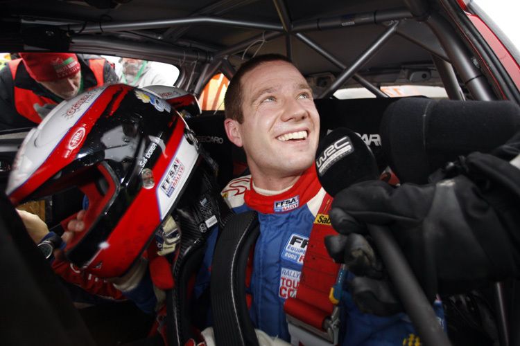 Sébastien Ogier im Citroen-Cockpit in Wales