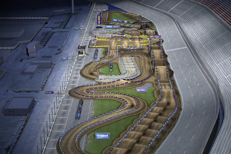 Im Infield des Texas Motor Speedways findet das zweite SMX Playoff der Saison 2024 statt