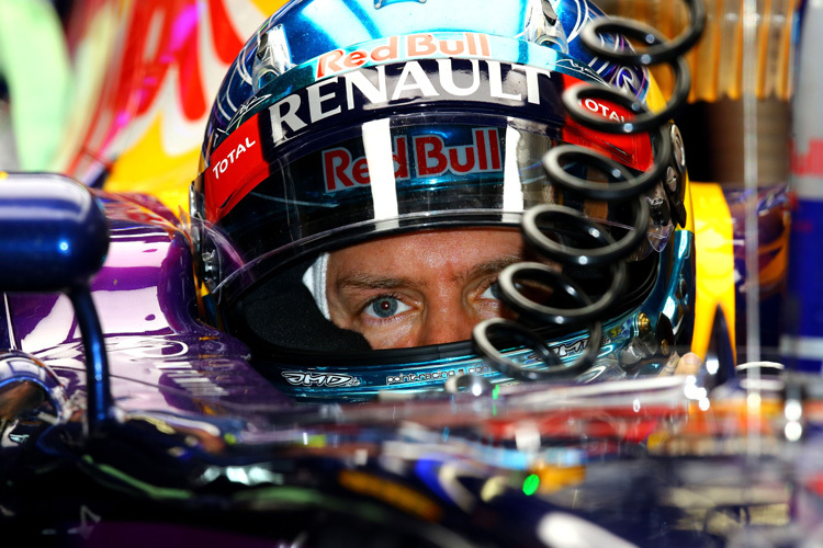 Sebastian Vettel wartet auf seinen nächsten Einsatz