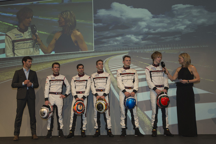 Die sechs LMP1-Piloten für den Porsche 919 hybrid