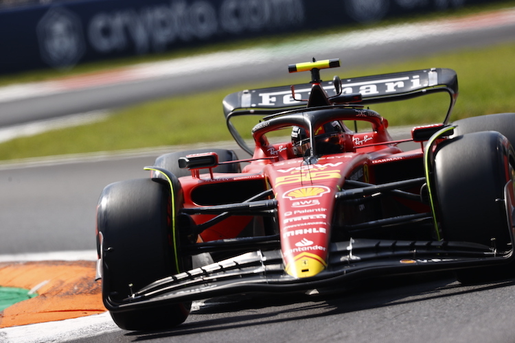 Carlos Sainz sicherte sich im Qualifying in Monza die Pole