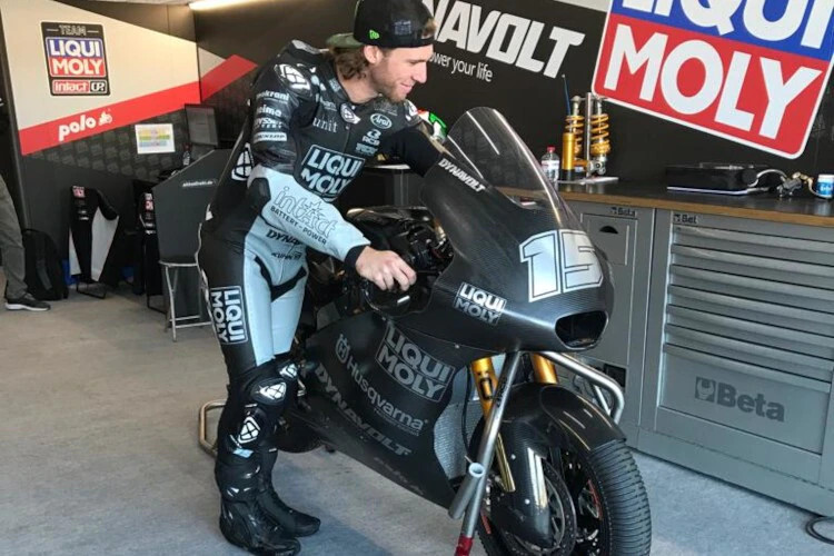 Darryn Binder testete als Moto2-Rookie noch im November