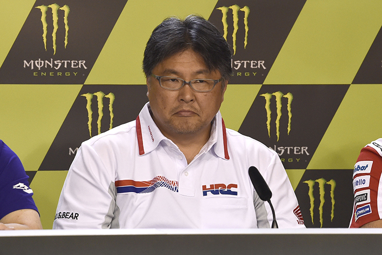 Topmanager Shinichi Kokubu war in Portimao zu Besuch bei Red Bull Honda 