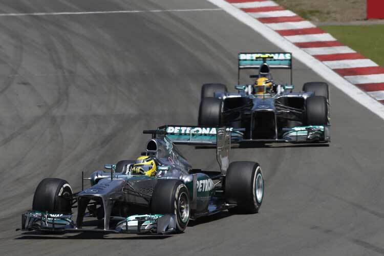 Lewis Hamilton und Nico Rosberg: Reifenprobleme wie zu Beginn der Saison