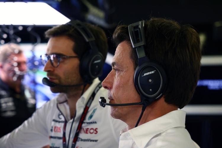 Mercedes-Teamchef Toto Wolff: «Lewis konnte nichts dafür und für George war das Rennen nach dem Zwischenfall mit Verstappen und der Strafe eigentlich gelaufen»