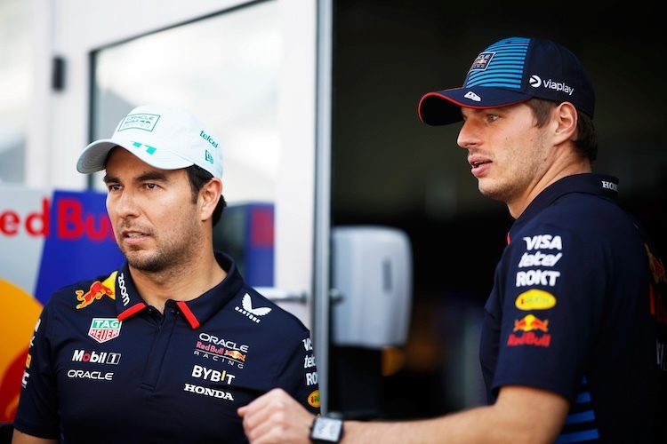 Sergio Pérez und Max Verstappen