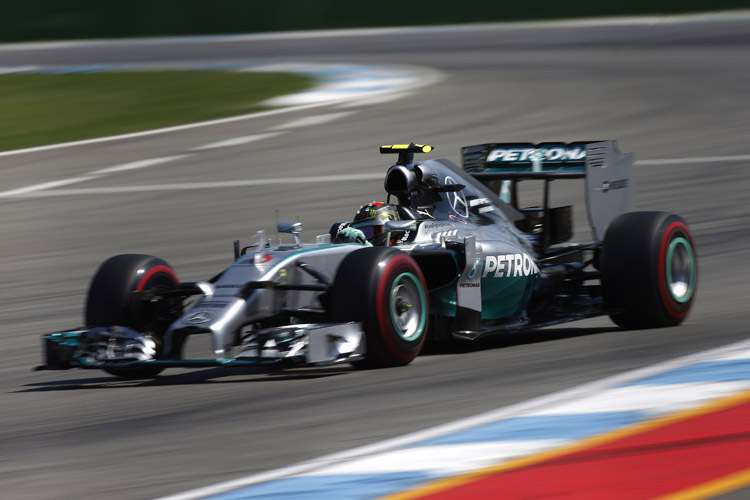 Nico Rosberg sicherte sich vor heimischer Kulisse die Pole-Position für den Grossen Preis von Deutschland