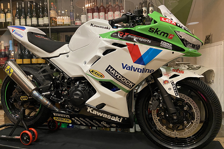 So sieht die Kawasaki des Teams RT Motorsports by SKM dieses Jahr aus