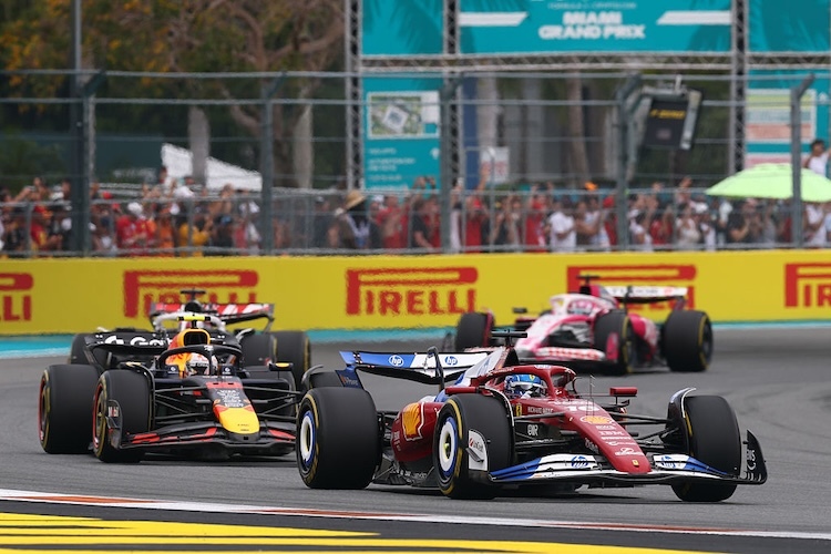 Charles Leclerc und Yuki Tsunoda