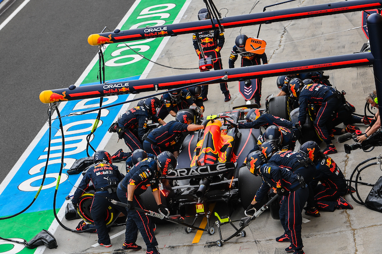 Die Mannschaft von Red Bull Racing arbeitet 2022 am schnellsten