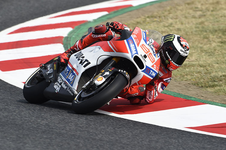 Jorge Lorenzo auf der Ducati