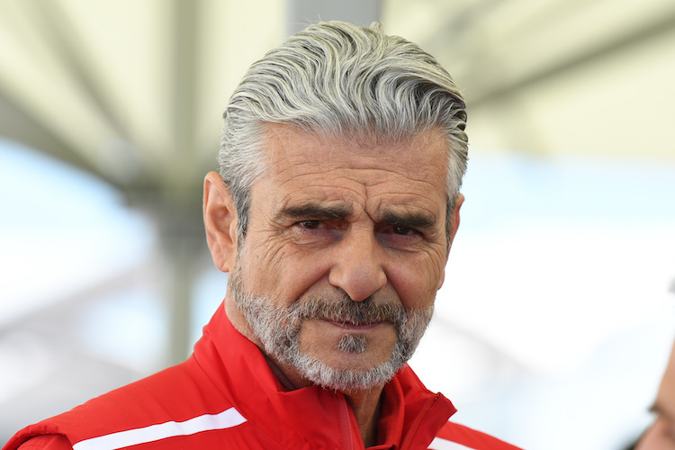 Ferrari-Teamchef Maurizio Arrivabene: «Das Ergebnis ist nicht ideal, aber definitiv von nutzen»