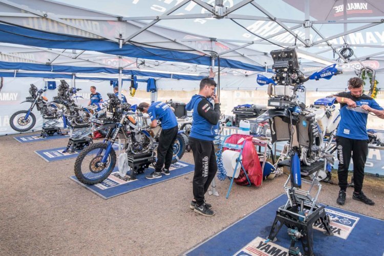 Yamaha rüstet sich für die zweite Hälfte der Rallye Dakar 2018