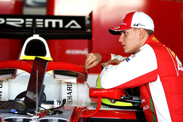 Mick Schumacher bei den Formel-2-Tests in Jerez