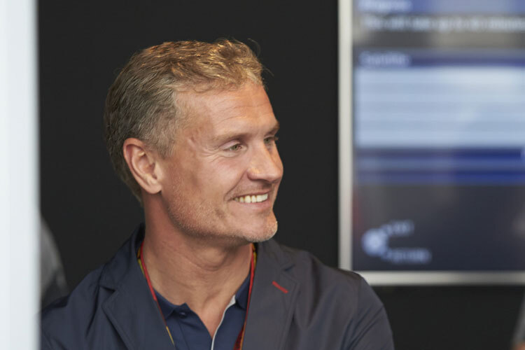 David Coulthard tröstet Lewis Hamilton