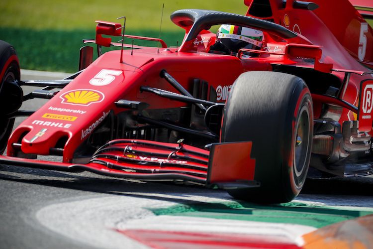 Sebastian Vettel musste in Monza ein frühes Aus hinnehmen