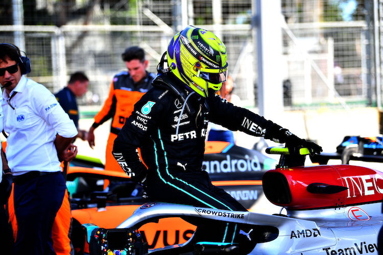 Lewis Hamilton hatte nach dem Aserbaidschan-GP starke Schmerzen