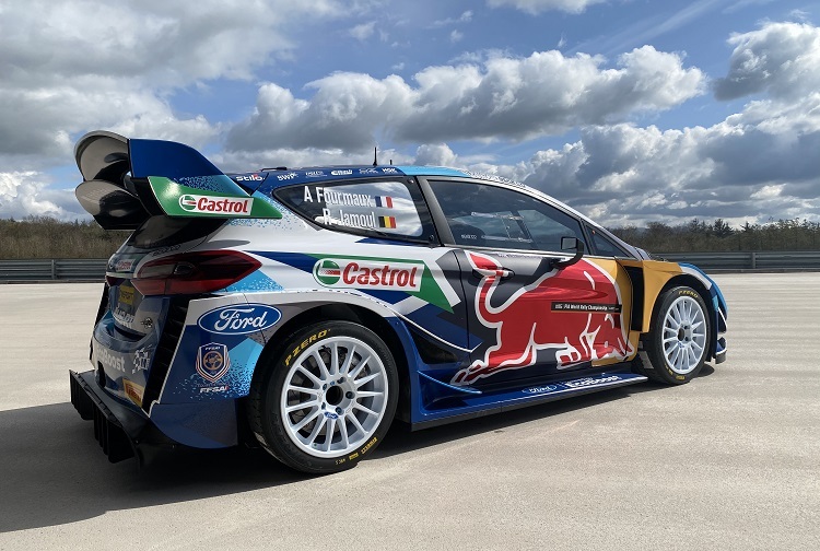 Der modifizierte Ford Fiesta WRC für Adrien Fourmaux