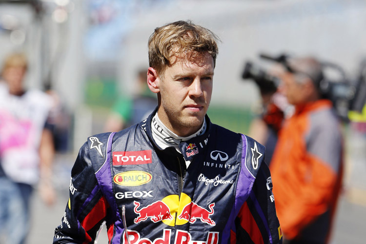 Sebastian Vettel nach dem zweiten Training