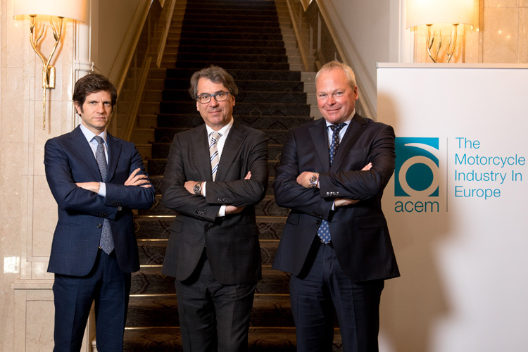 Das neue ACEM-Führungstrio: Michele Colaninno, Stefan Pierer und Stefan Schaller