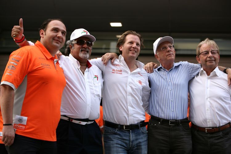 Kolles (li.) verliess die Formel 1 im Sommer 2011