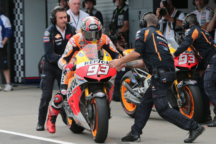 Zu spät: Marc Márquez wurde nach dem Motorradwechsel disqualifiziert