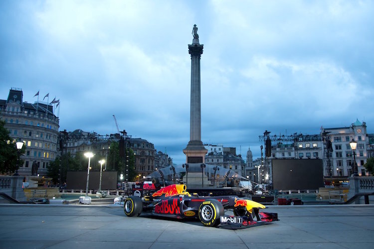 Die Formel 1 kommt zum Trafalgar Square