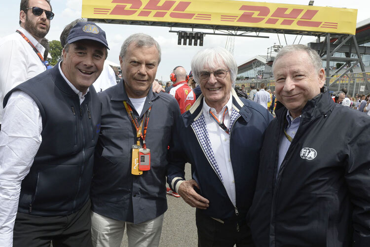 Nigel Mansell ist immer noch ein gerngesehener Gast in der Formel 1