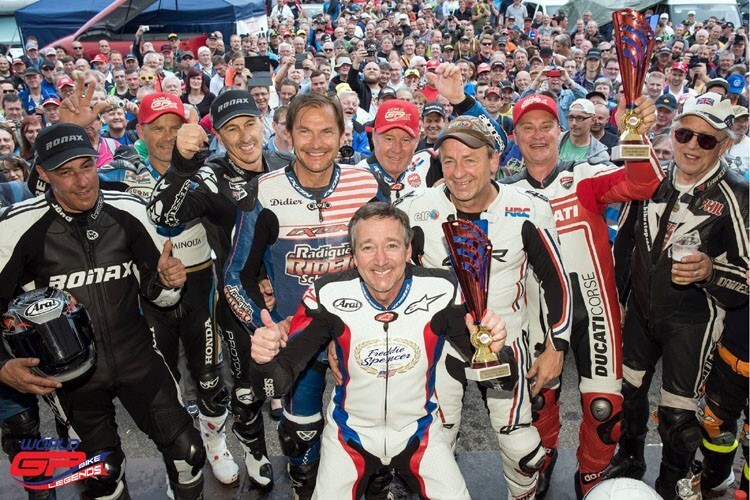 Die ehemaligen GP-Helden sorgten 2016 für eine großartige Stimmung am Sachsenring