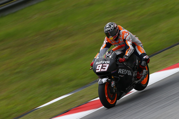 Weltmeister Marc Márquez in Sepang