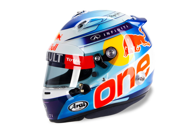 Die Zahl ist das Ziel: Sebastian Vettels neuer Helm