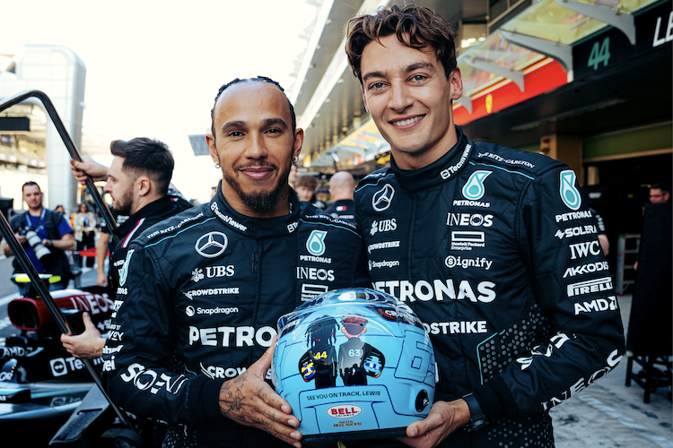 Lewis Hamilton und George Russell